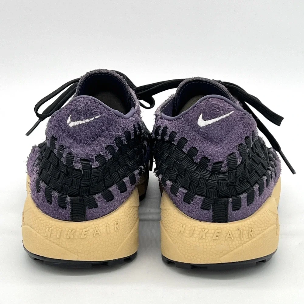 Nike Air Footscape Woven Sneaker Shoe FZ2615-500 Dark Raisin Black Womens 8 New - Picture 5 of 7